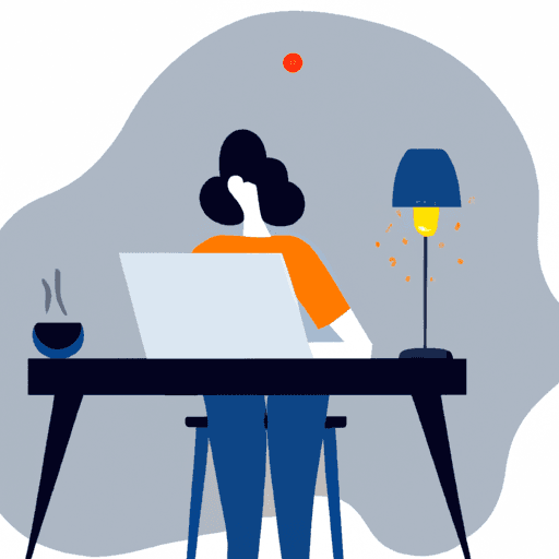 flat art illustration of a Content Marketer