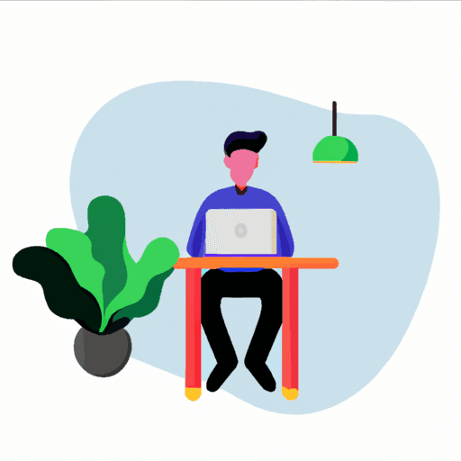 flat art illustration of a Content Marketer