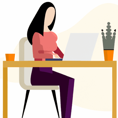 flat art illustration of a Customer Support