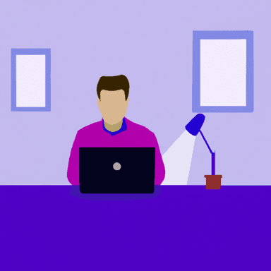 flat art illustration of a Customer Support