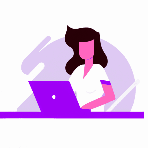 flat art illustration of a Data Analyst