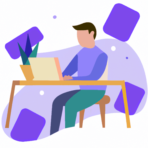 flat art illustration of a Data Analyst