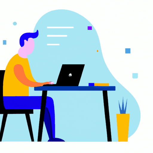 flat art illustration of a Executive Assistant