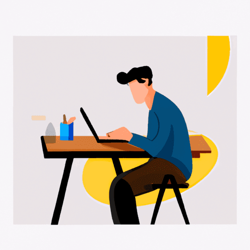 flat art illustration of a Executive Assistant