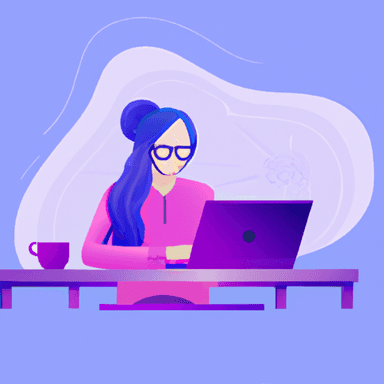 flat art illustration of a Financial Planner