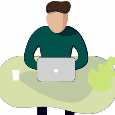 flat art illustration of a financial-planner