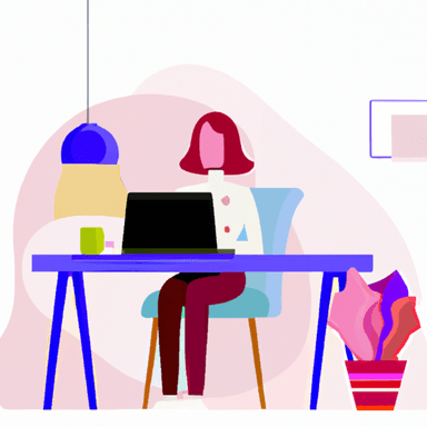 flat art illustration of a growth-marketer