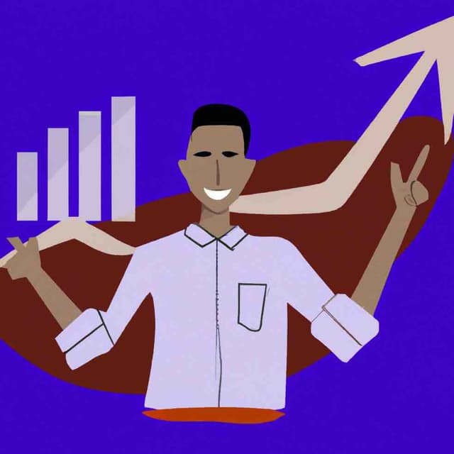 flat art illustration of a Growth Marketer