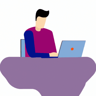 flat art illustration of a HRBP