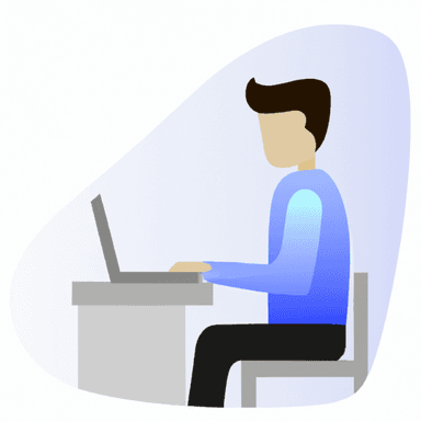 flat art illustration of a HRBP