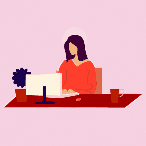 flat art illustration of a Legal Counsel