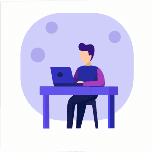 flat art illustration of a Legal Counsel