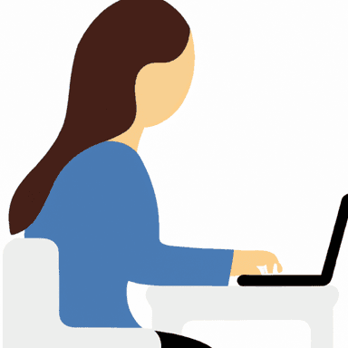 flat art illustration of a Legal Counsel