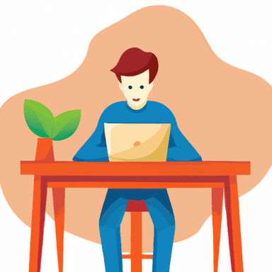 flat art illustration of a Legal Counsel