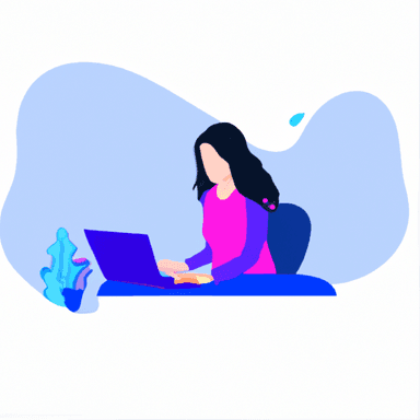 flat art illustration of a Marketer