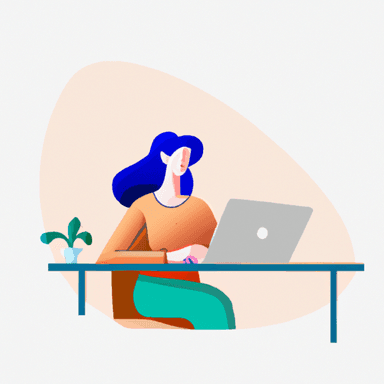 flat art illustration of a Operations Manager