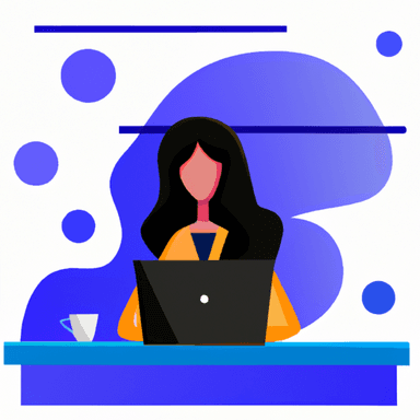 flat art illustration of a Operations Manager