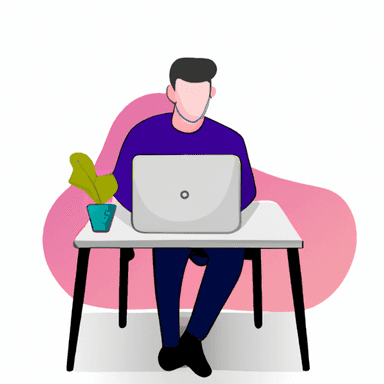 flat art illustration of a performance-marketer