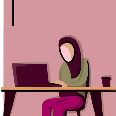 flat art illustration of a Product Designer