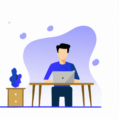 flat art illustration of a Product Designer