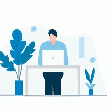 flat art illustration of a product-manager