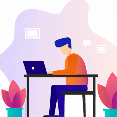 flat art illustration of a Product Manager