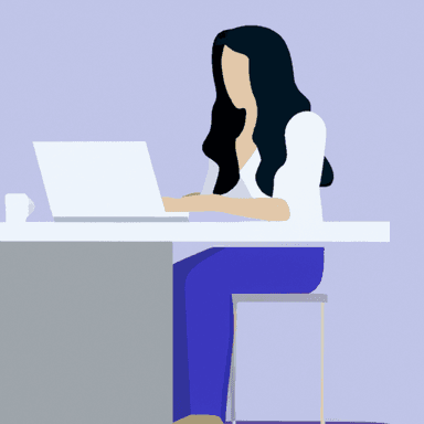 flat art illustration of a Product Marketer