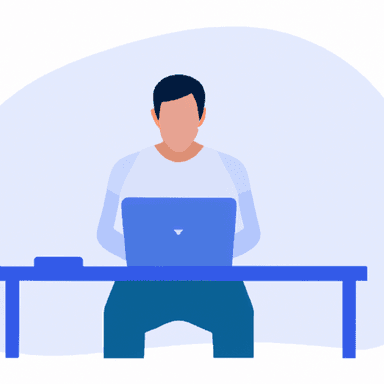 flat art illustration of a Product Marketer