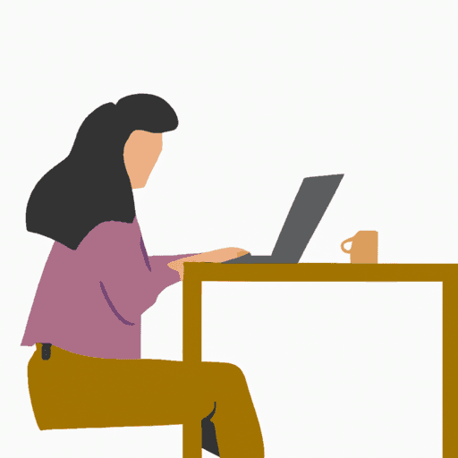 flat art illustration of a Project Manager