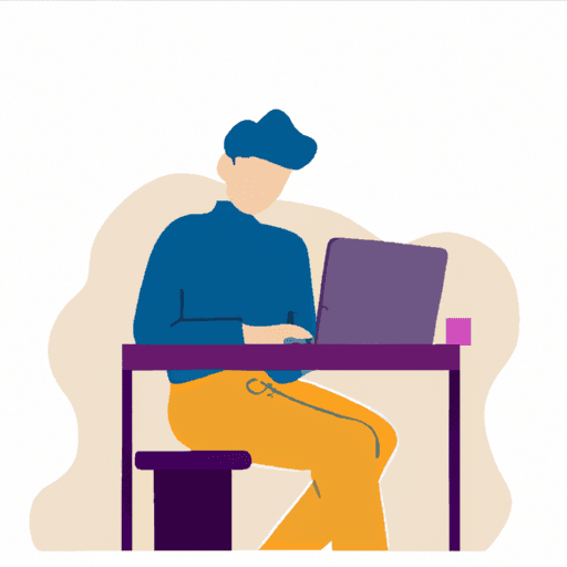 flat art illustration of a Project Manager