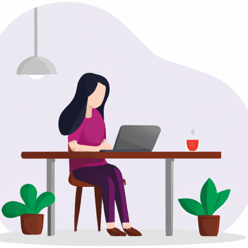 flat art illustration of a Recruiter