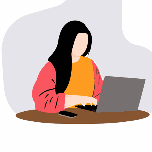 flat art illustration of a Recruiter