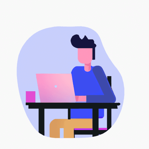 flat art illustration of a Recruiter