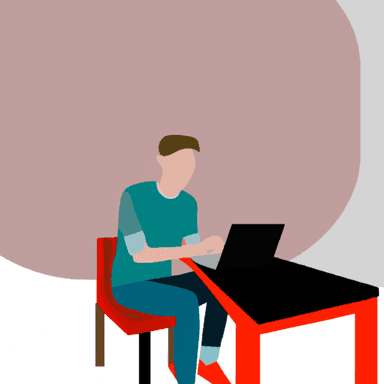 flat art illustration of a Solutions Engineer