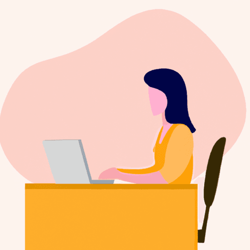 flat art illustration of a UX Researcher