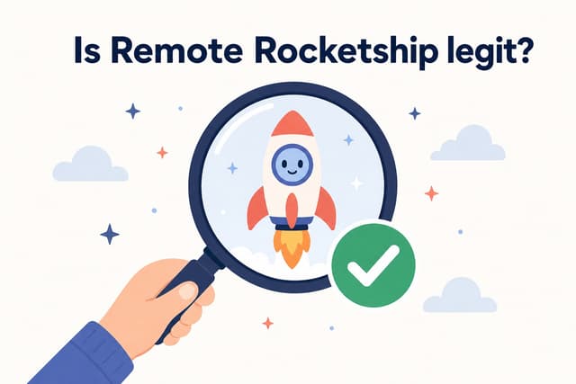 Screenshot of Remote Rocketship reviews on Trustpilot