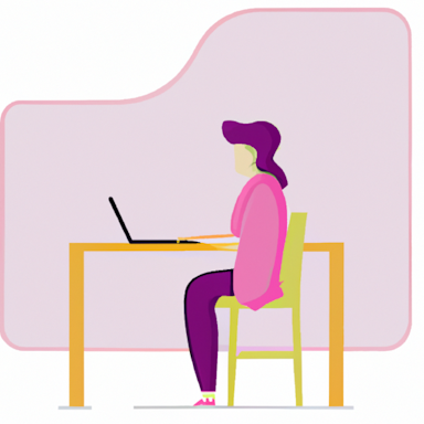 flat art illustration of a operations manager
