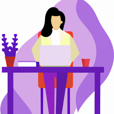 flat art illustration of a product analyst