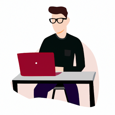 flat art illustration of a product analyst
