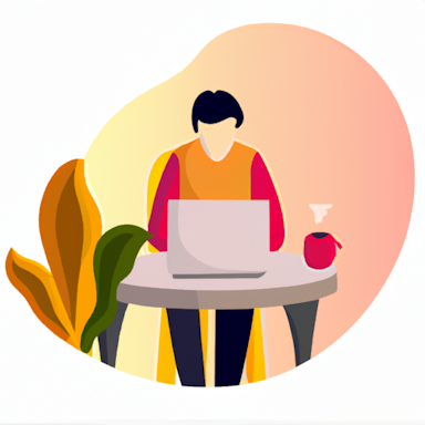 flat art illustration of a Product Manager