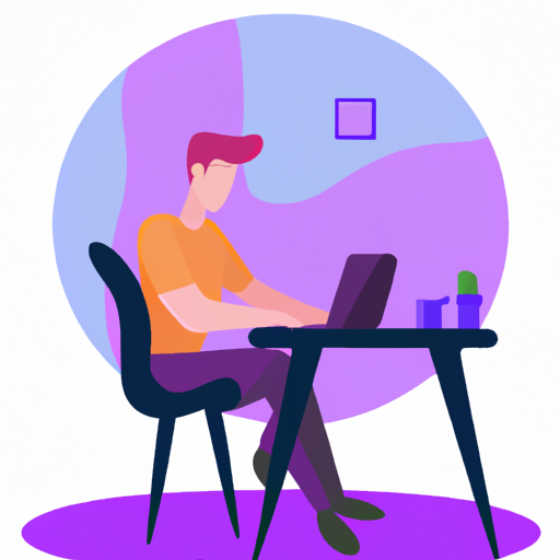 flat art illustration of a Project Manager