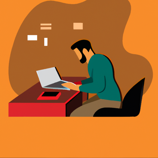 flat art illustration of a Security Engineer